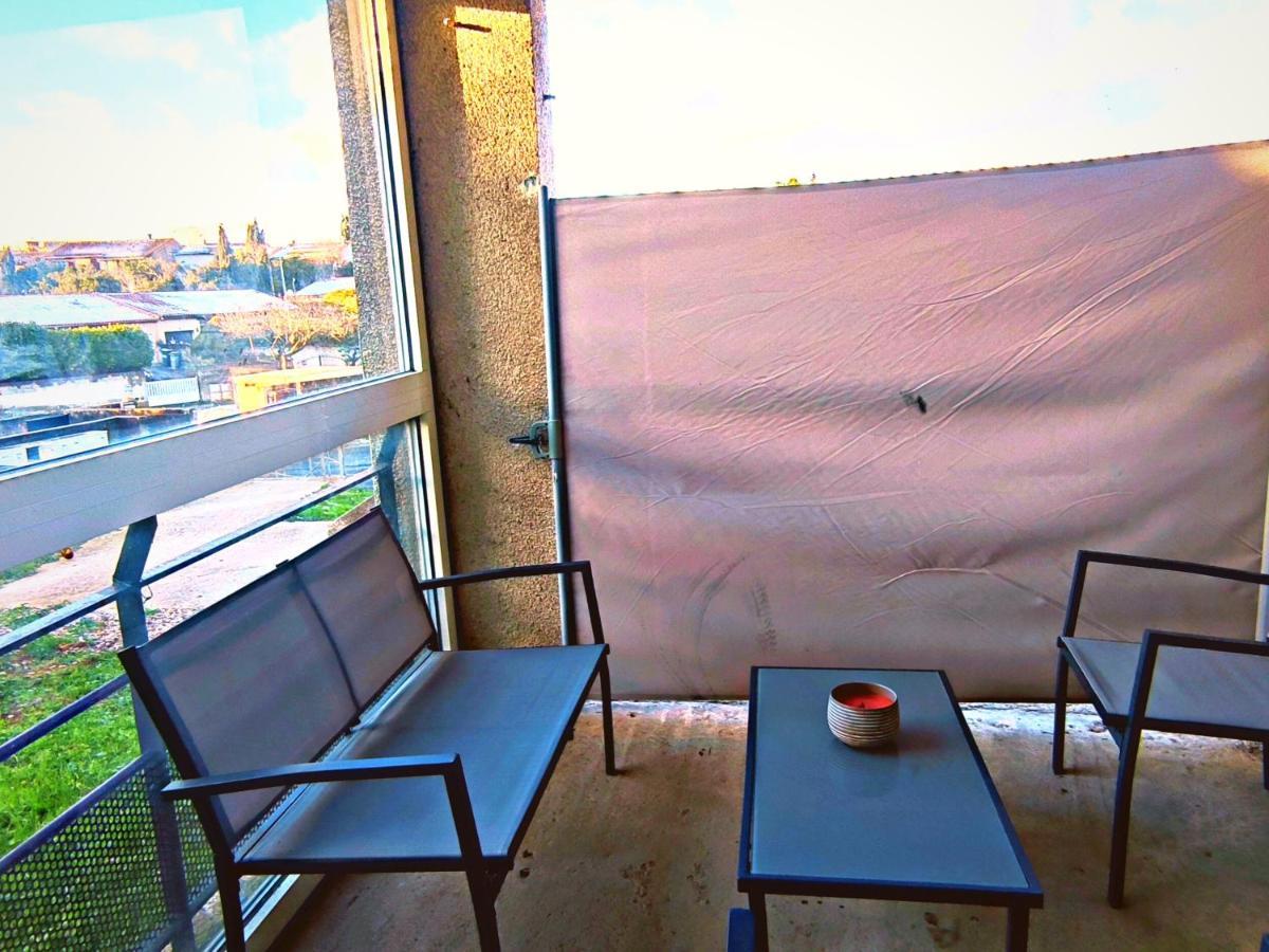 カルカソンヌ*Le Cocon Bistroquet*Oc.Keys/Terrasse/ Parkingアパートメント エクステリア 写真